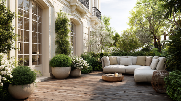 aménagement extérieur terrasse